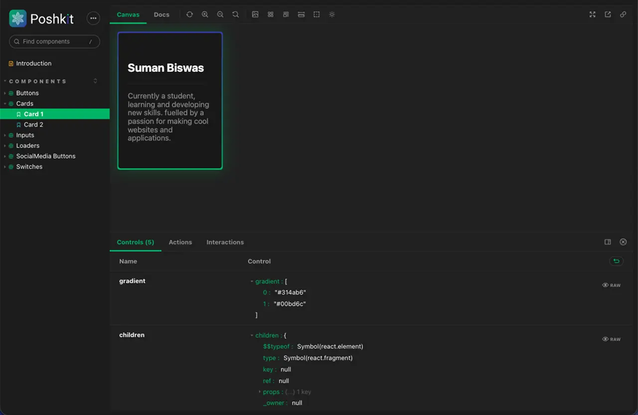 Poshkit screenshot 1